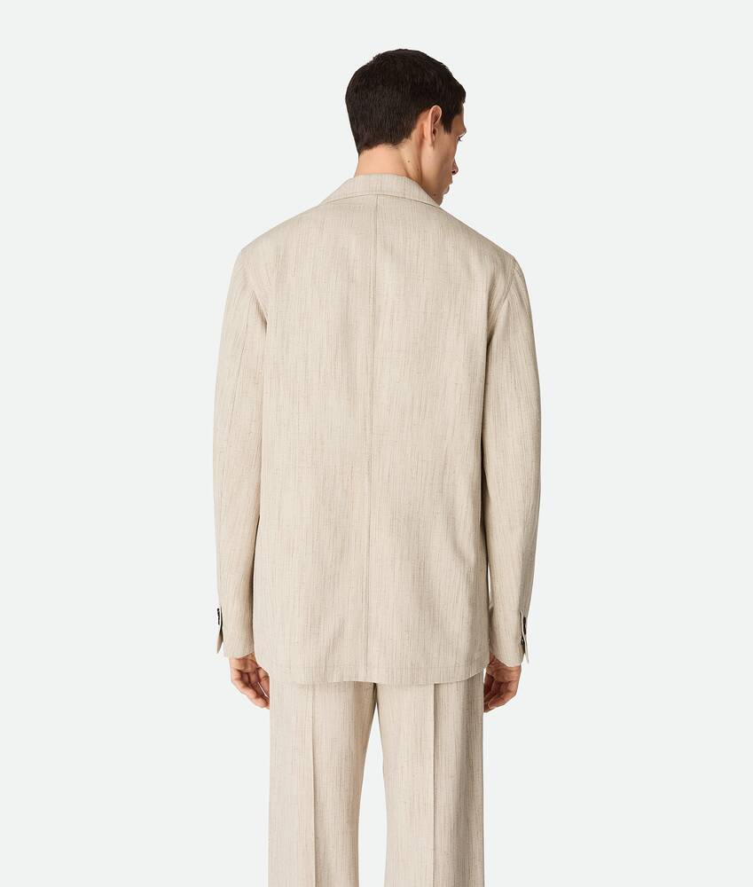 Veste en viscose et soie pour Homme en Grey putty Bottega Veneta Belgique FR - Image 3