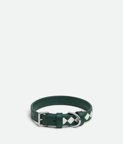 Small Intrecciato Dog Collar
