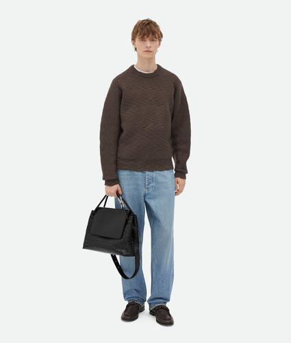 Men's Andiamo Messenger in Black Bottega Veneta Canada EN - Image 7