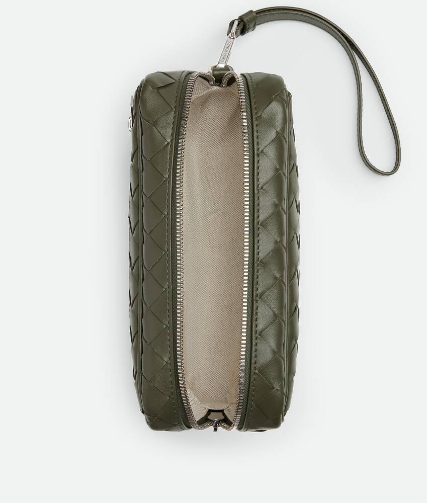 Display a large version of the product image 3 - Intrecciato Small Pouch With Wristlet