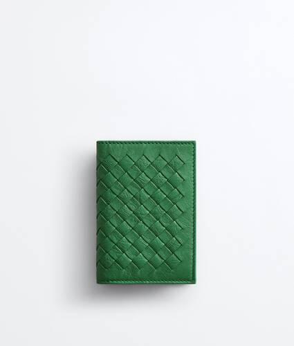 Men's Woven Mycelium Flap Card Case in Shamrock Bottega Veneta Hong Kong SAR China EN - Image 1