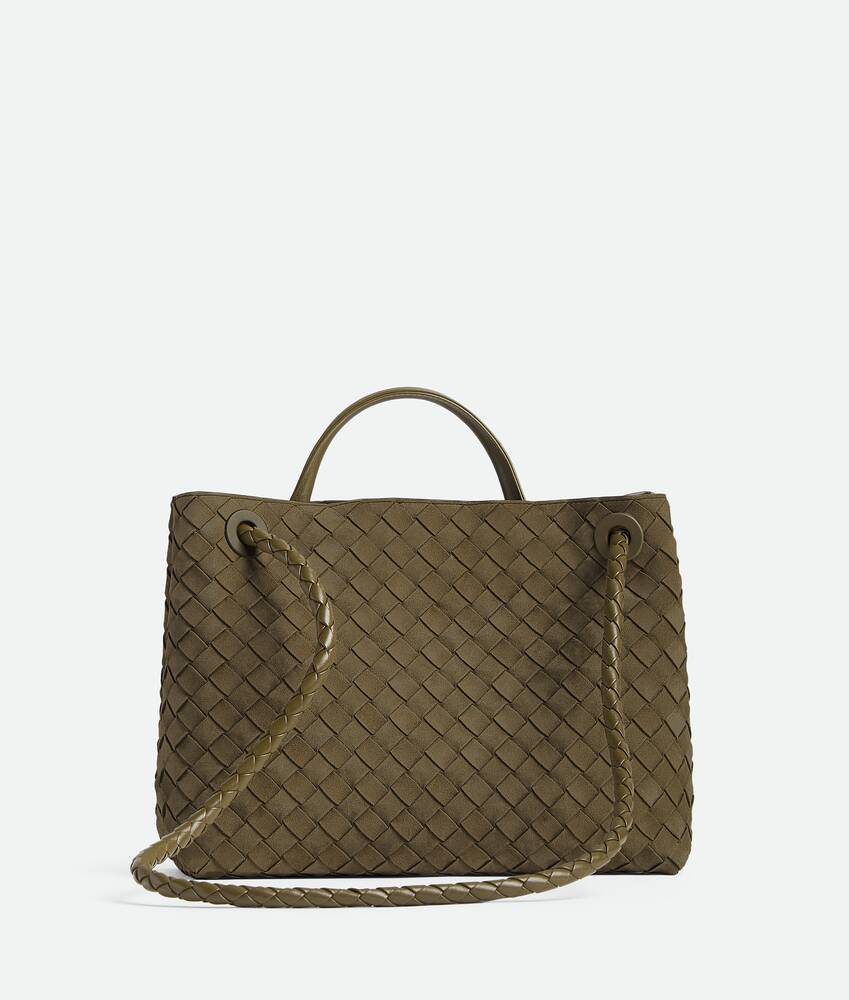 Bottega Veneta® Women's Andiamo in Mud. Shop online now.