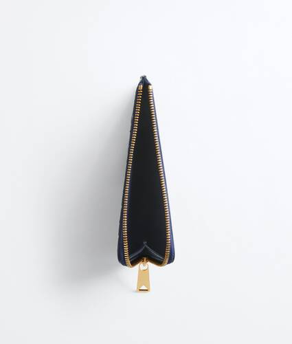 Women's Intrecciato L-Zipped Card Case in Petroleum/glacial Bottega Veneta Italy EN - Image 2