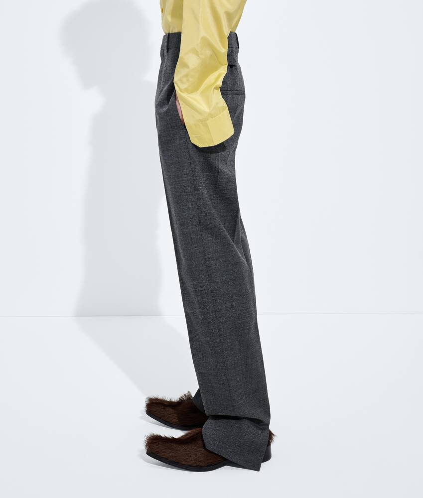 Men's Shetland Wool Toile Pants in Ardoise melange Bottega Veneta Canada EN - Image 2