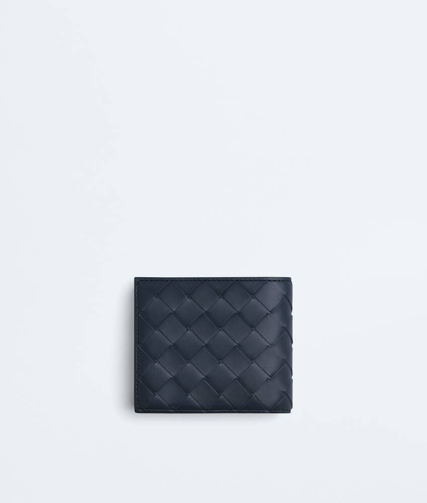 Men's Intrecciato Bi-Fold Wallet With Coin Purse in Space Bottega Veneta United States EN - Image 3