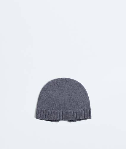 Men's Wool Knit Beanie in Thunder Bottega Veneta United States EN - Image 1