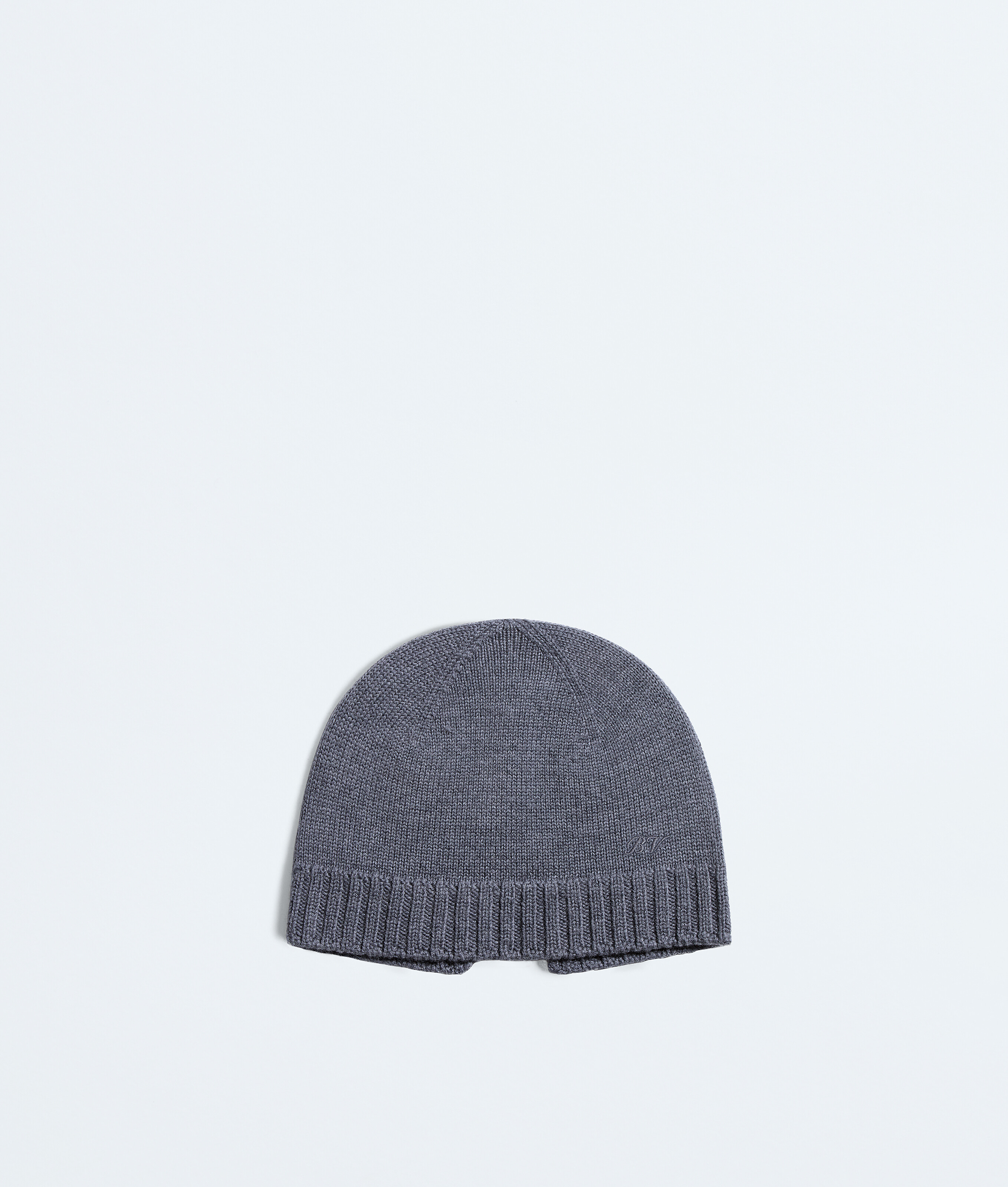 Men's Wool Knit Beanie in Thunder Bottega Veneta Luxembourg EN - Image 1