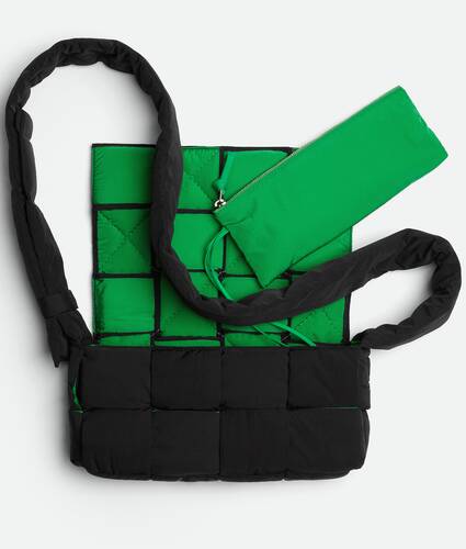 Padded Tech Cassette&nbsp; &nbsp; em Black / Parakeet Bottega Veneta Brasil PT - Image 2