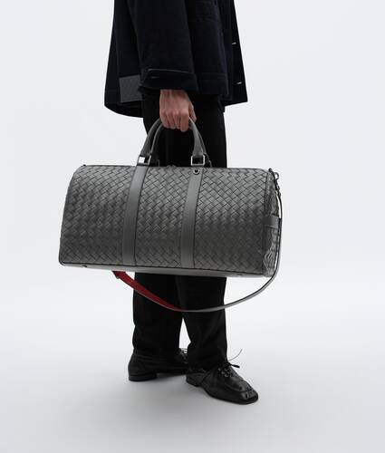 Men's Intrecciato Cabin Duffle in Obsidian gray/radar Bottega Veneta Qatar EN - Image 2