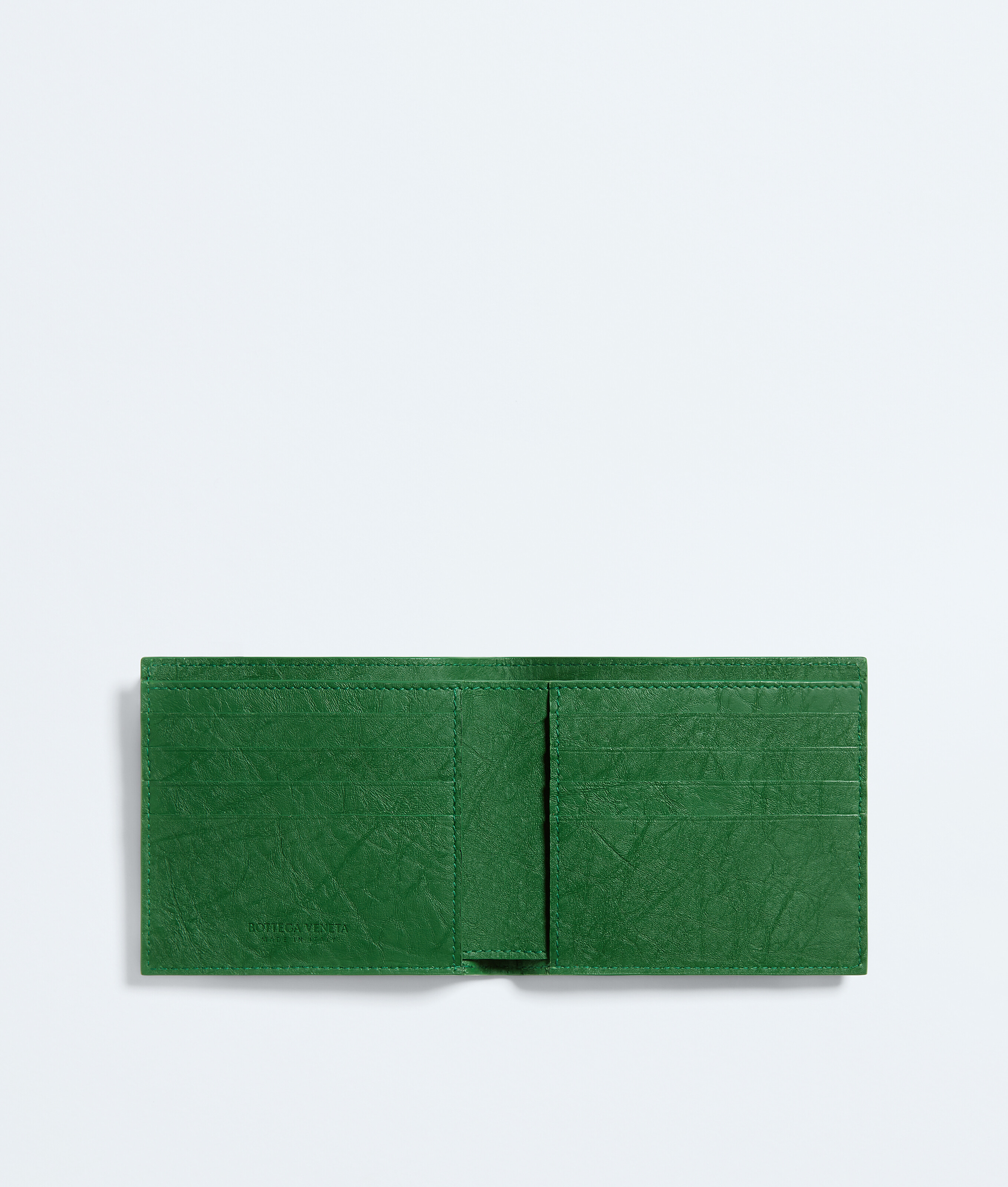 Men's Woven Mycelium Bi-Fold Wallet in Shamrock Bottega Veneta Finland EN - Image 2