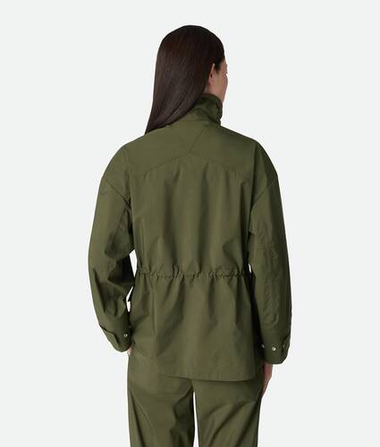 Women's Nylon Jacket in Shrub Bottega Veneta Taiwan EN - Image 3
