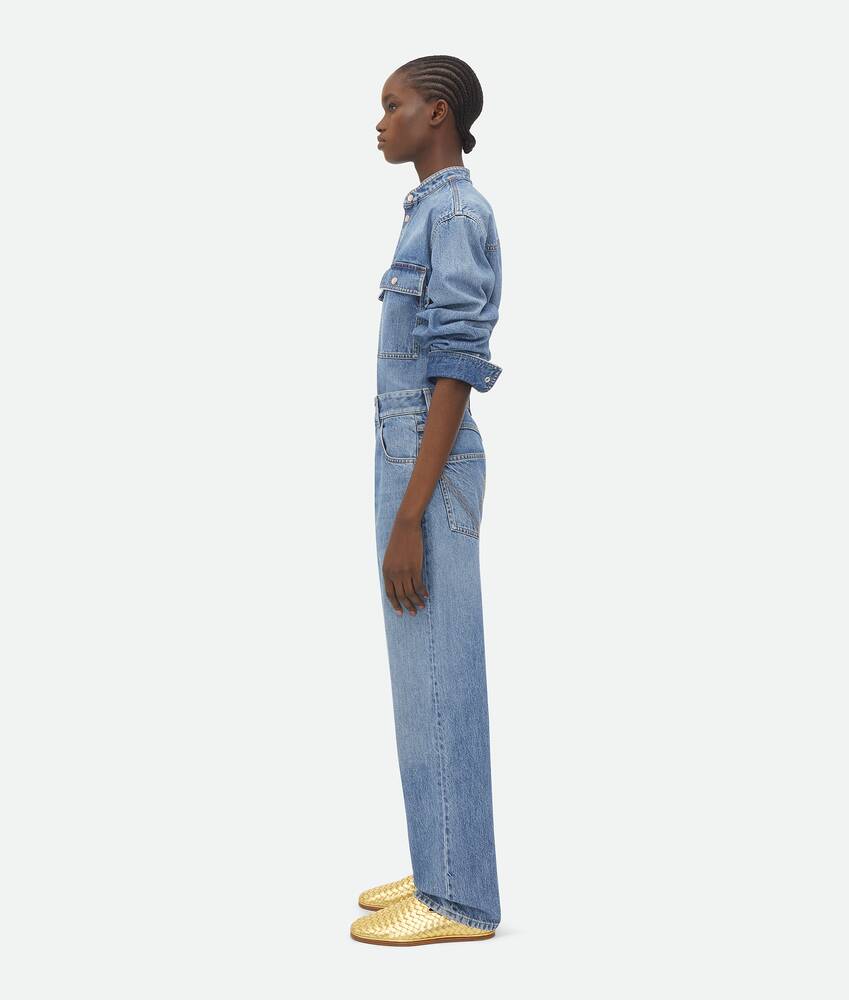 Slipper Sunday da Donna in Gold Bottega Veneta Italia IT - Image 5