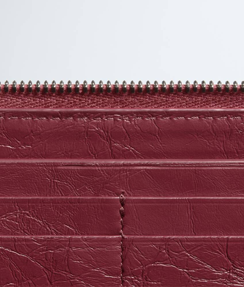 우븐 마이셀리움 지퍼-어라운드 지갑 에 대한 남성 에 라바 레드 Bottega Veneta 대한민국 KO - Image 4