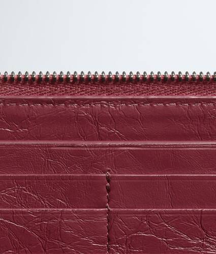 우븐 마이셀리움 지퍼-어라운드 지갑 에 대한 남성 에 라바 레드 Bottega Veneta 대한민국 KO - Image 4