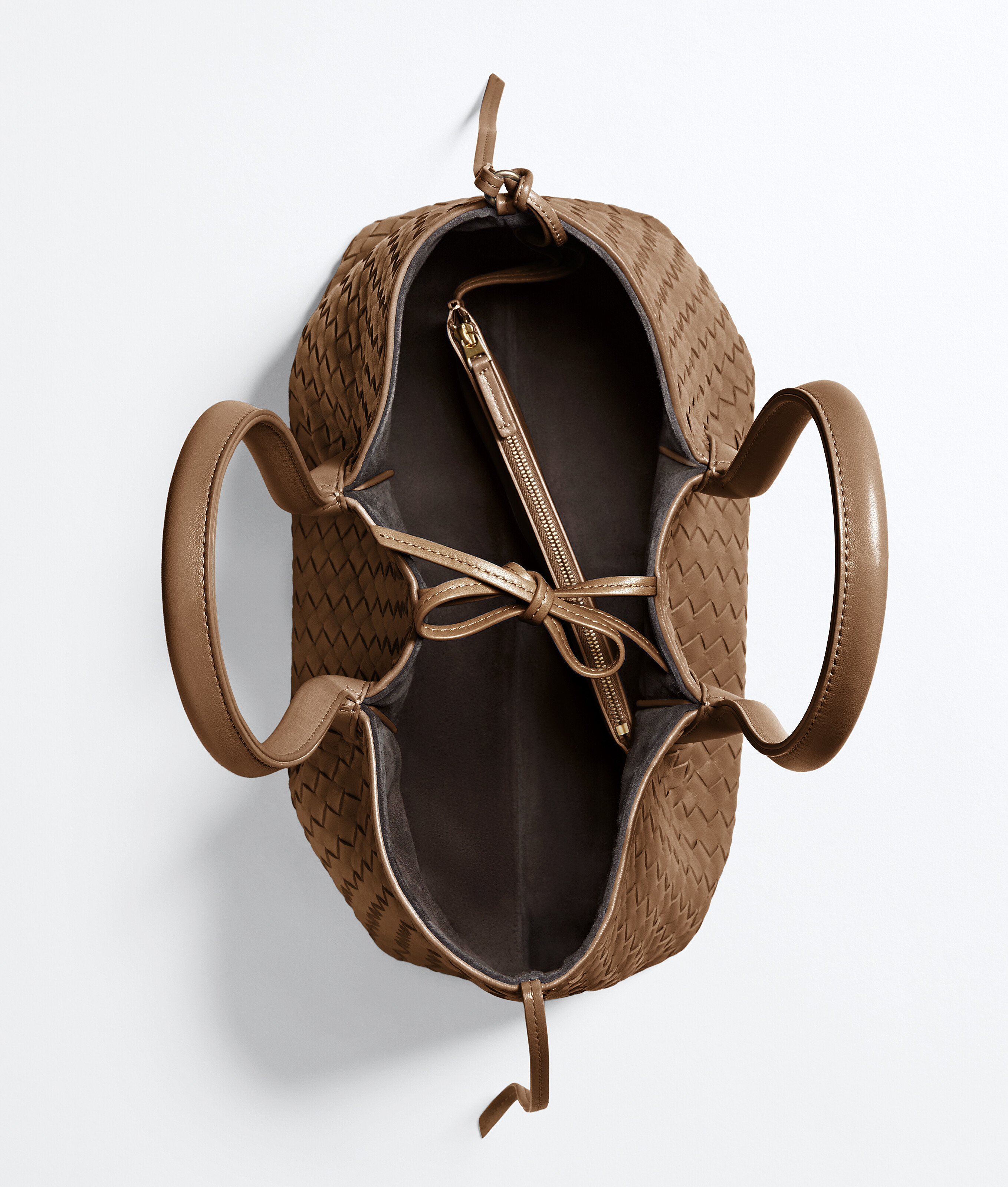 Women's Pinacoteca in Dark caramel 20/espresso Bottega Veneta Malta EN - Image 3