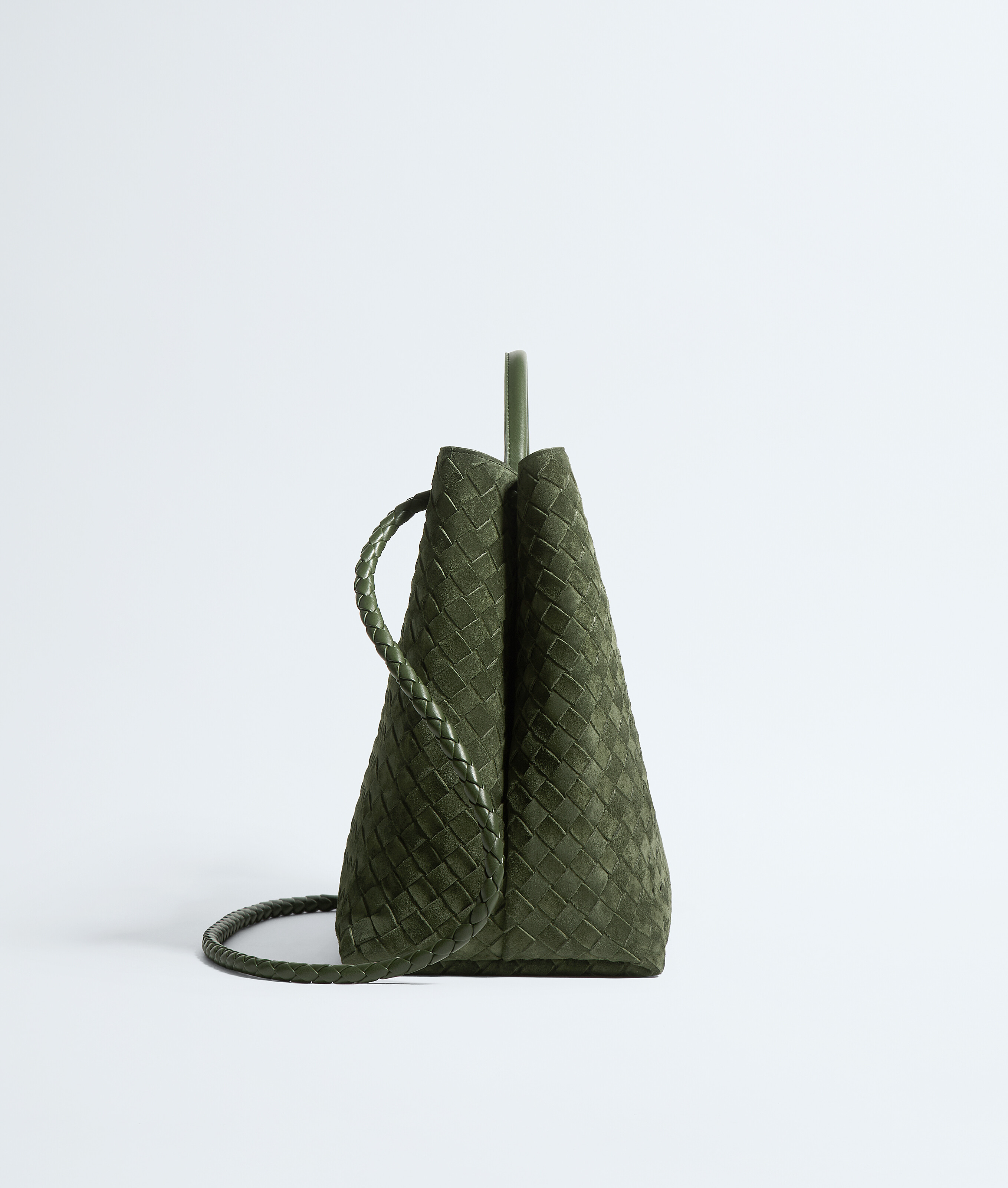 Bolso Andiamo grande para Mujer en Green tweed Bottega Veneta México ES - Image 4