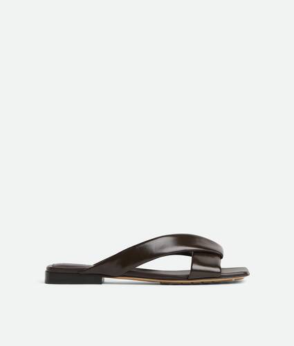 Women's Riva Flat Mule in Fondant Bottega Veneta Austria EN - Image 1