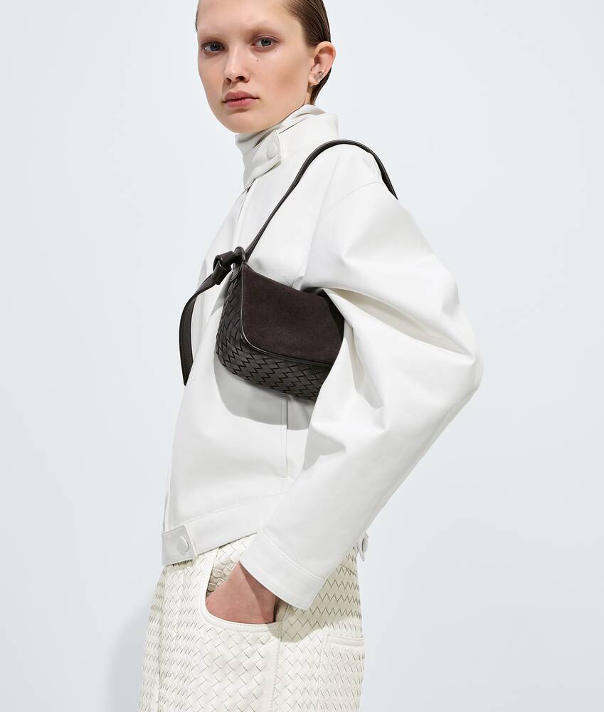 Women's Nodo Shoulder Bag in Espresso Bottega Veneta United States EN - Image 5
