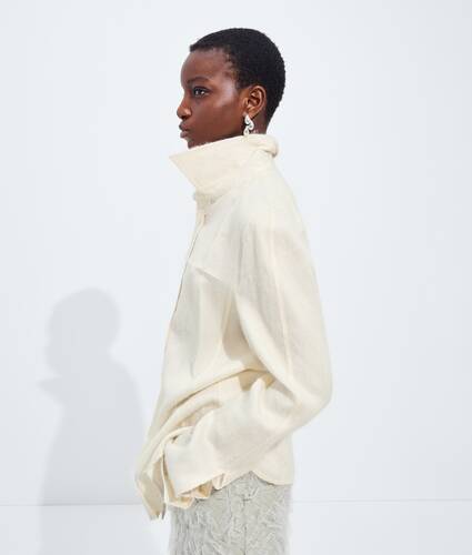 Camicia in mohair e seta da Donna in Rice Bottega Veneta Italia IT - Image 2