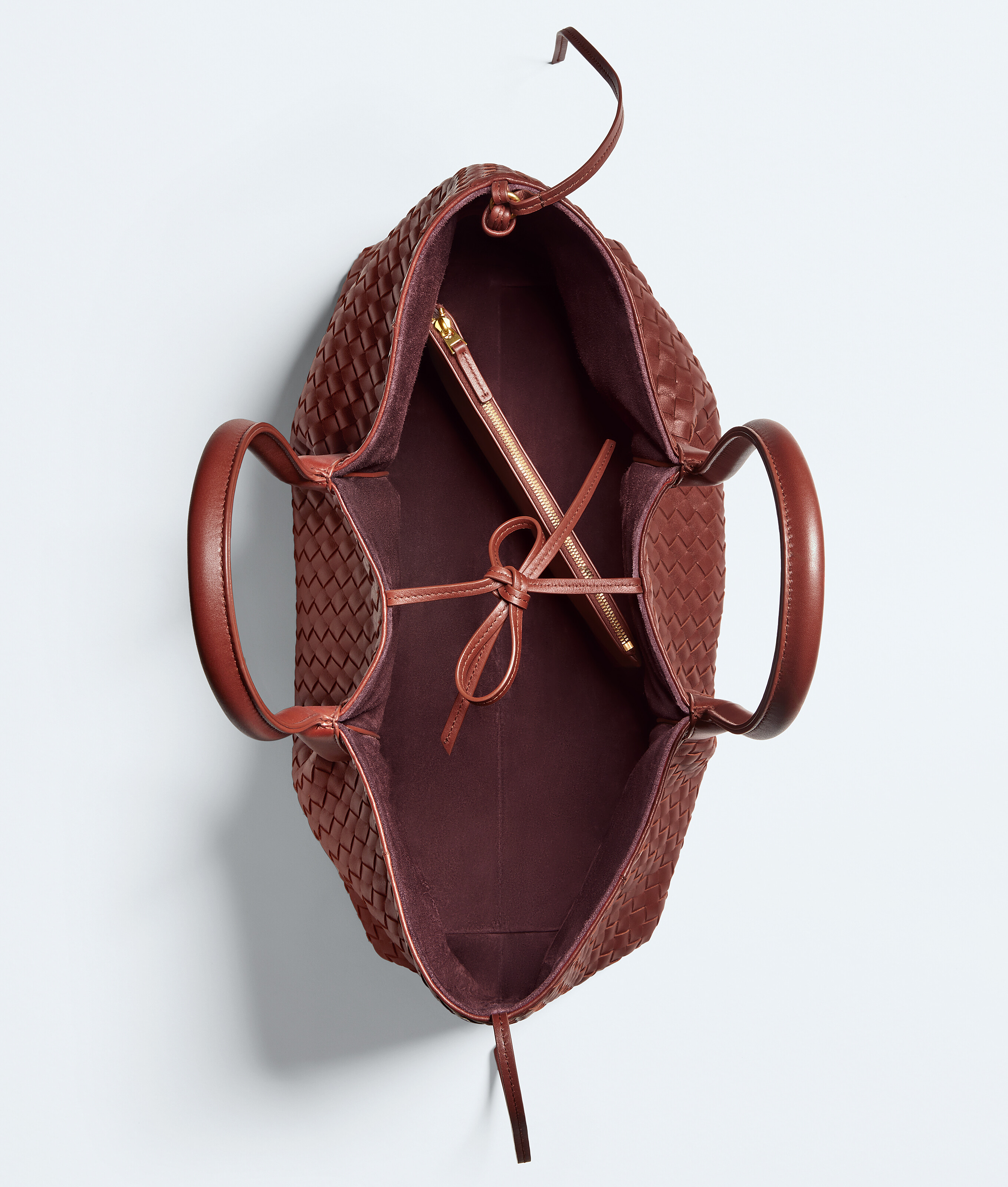 Women's Large Pinacoteca in Rust/deep mahogany Bottega Veneta Croatia EN - Image 3