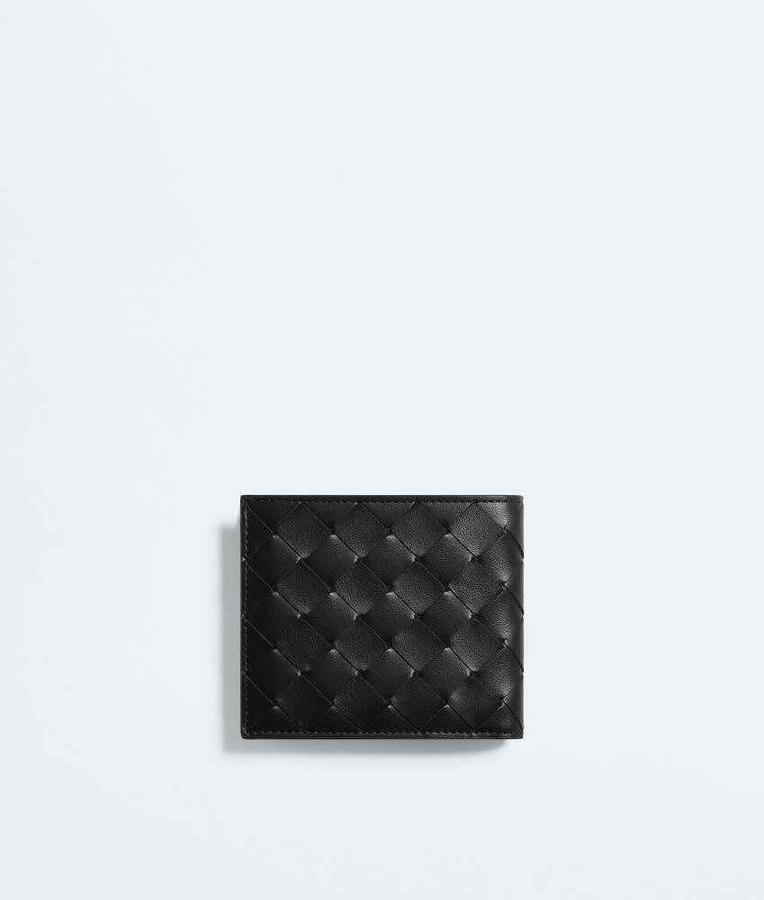 Men's Intrecciato Bi-Fold Wallet in Black/shamrock Bottega Veneta Hong Kong SAR China EN - Image 3