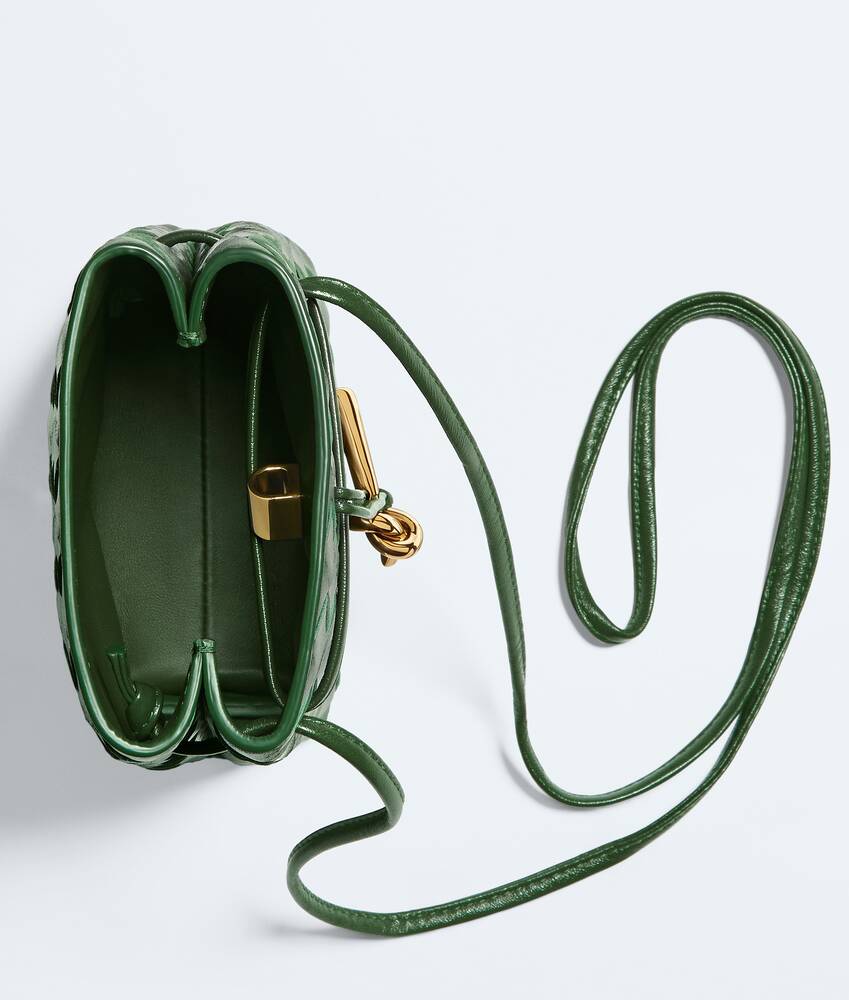 Ela's Pouch para celular Andiamo em Basil Bottega Veneta Brasil PT - Image 2