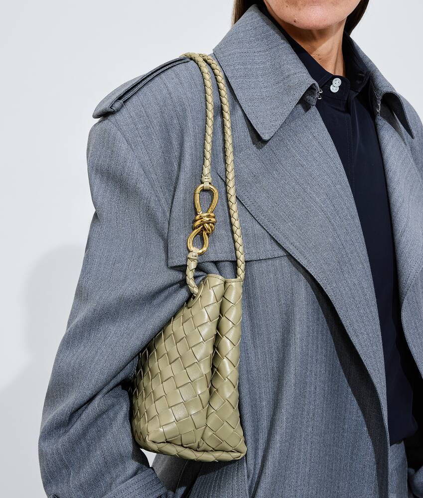 Women's Small Andiamo in Travertine Bottega Veneta Netherlands EN - Image 8