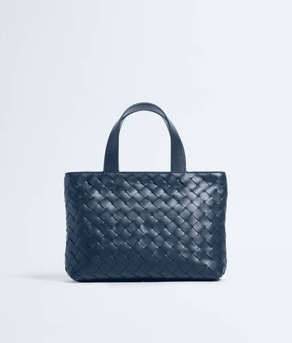Mini Intrecciato Tote mit Zip f&uuml;r Herren in Denim Bottega Veneta Deutschland DE - Image 1