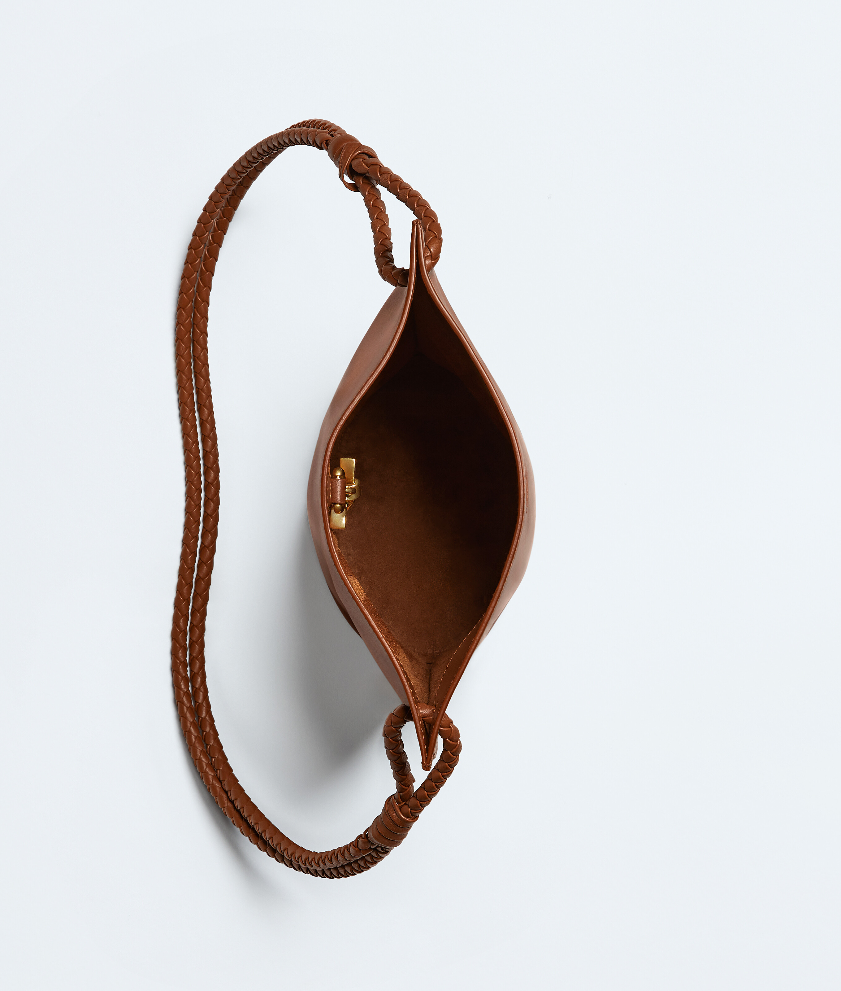 Women's Medium Bacio Bucket in Tannin Bottega Veneta Luxembourg EN - Image 3