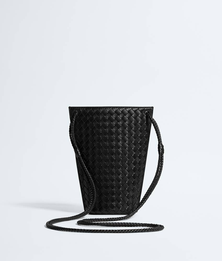 Women's Kiss Kiss Phone Bucket in Black Bottega Veneta Greece EN - Image 5