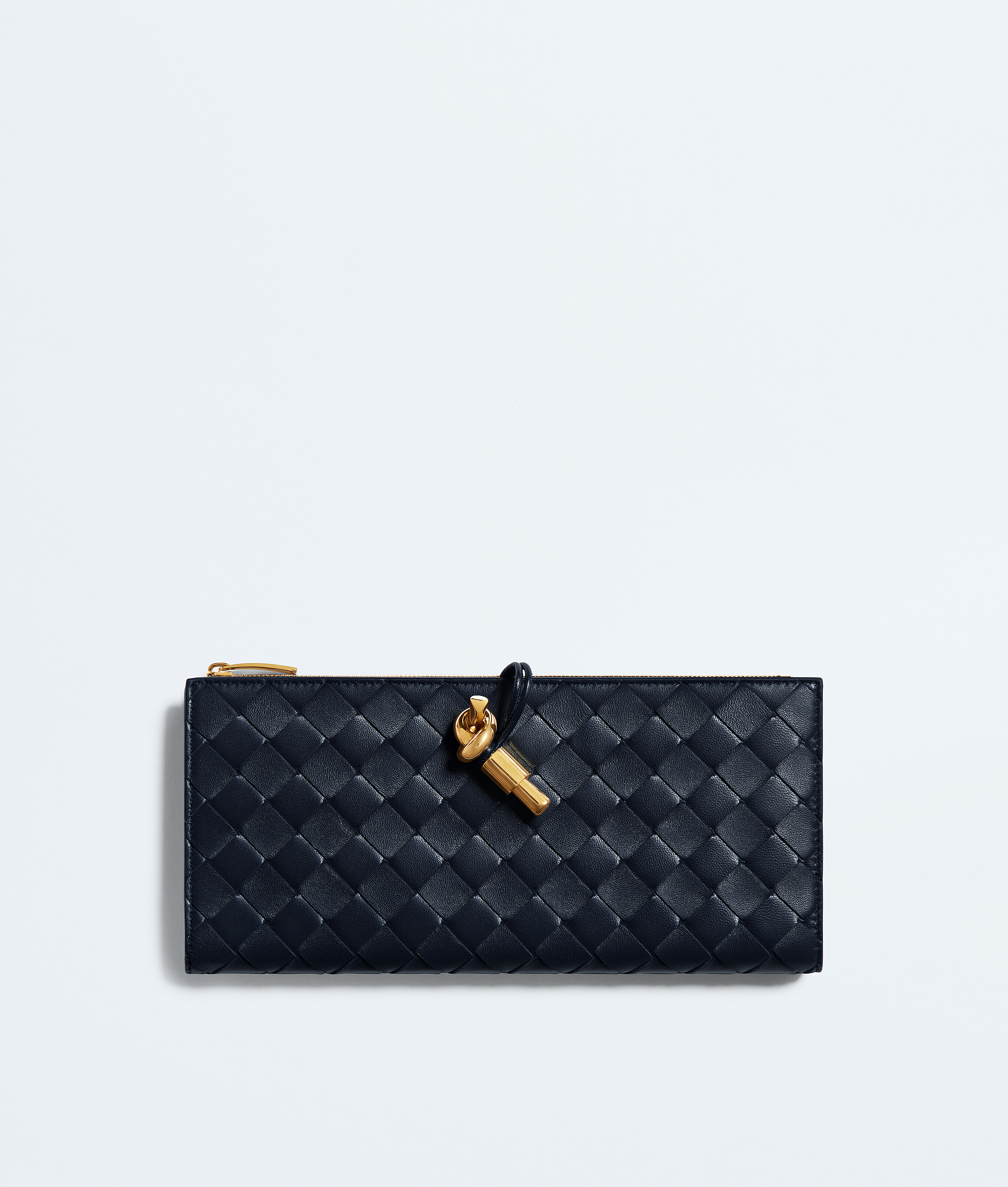 Bottega Veneta Blue Andiamo Wallet Organiser - Woman - U
