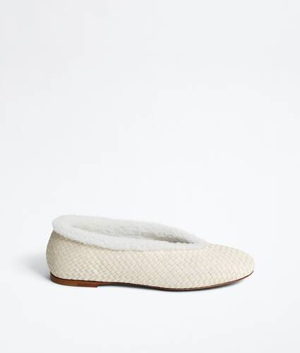 Women's Rosa Ballerina in Sea salt Bottega Veneta South Korea EN - Image 1