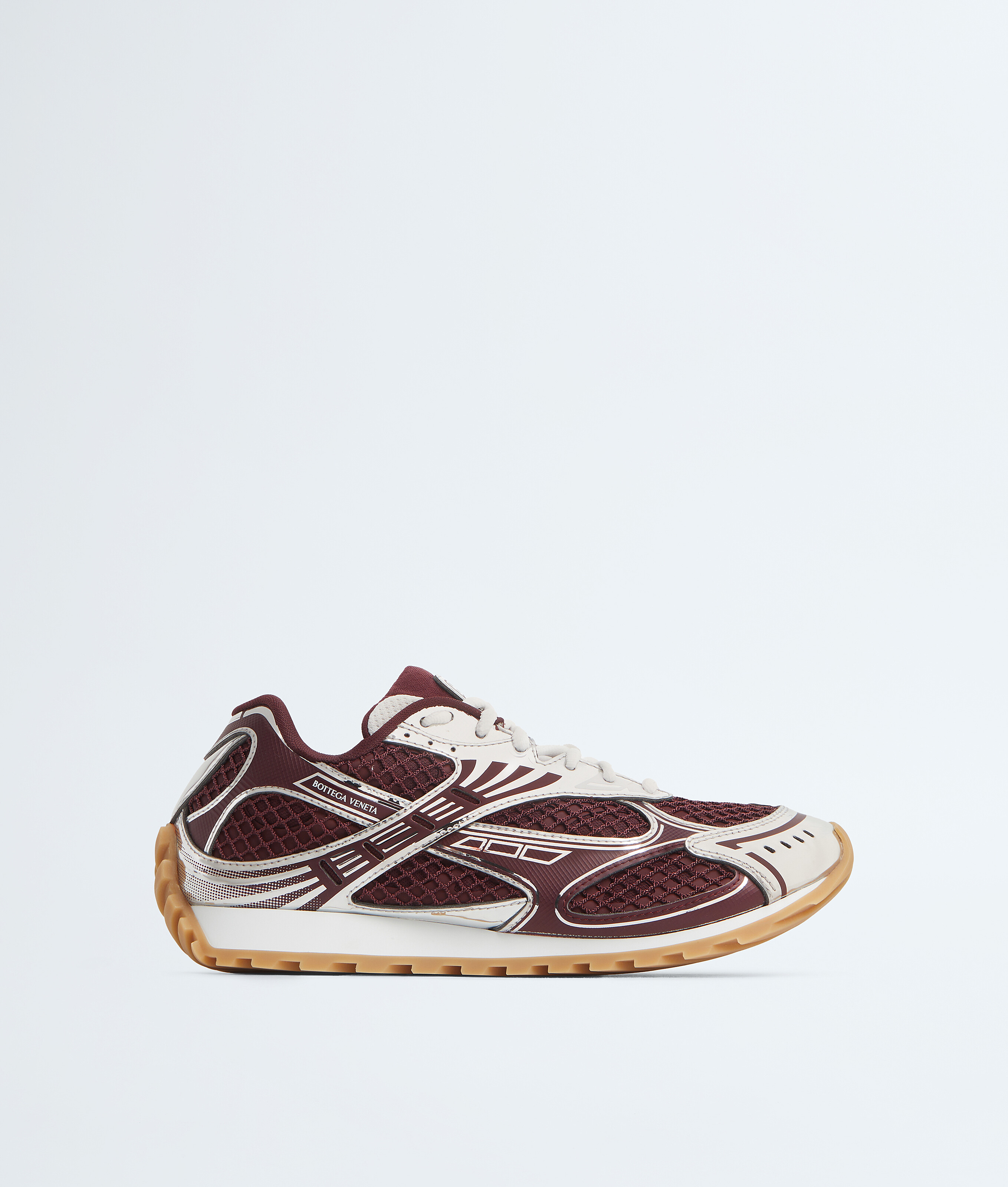 Bottega Veneta Refined Modern Athletic Sneakers For Women In Burgundy