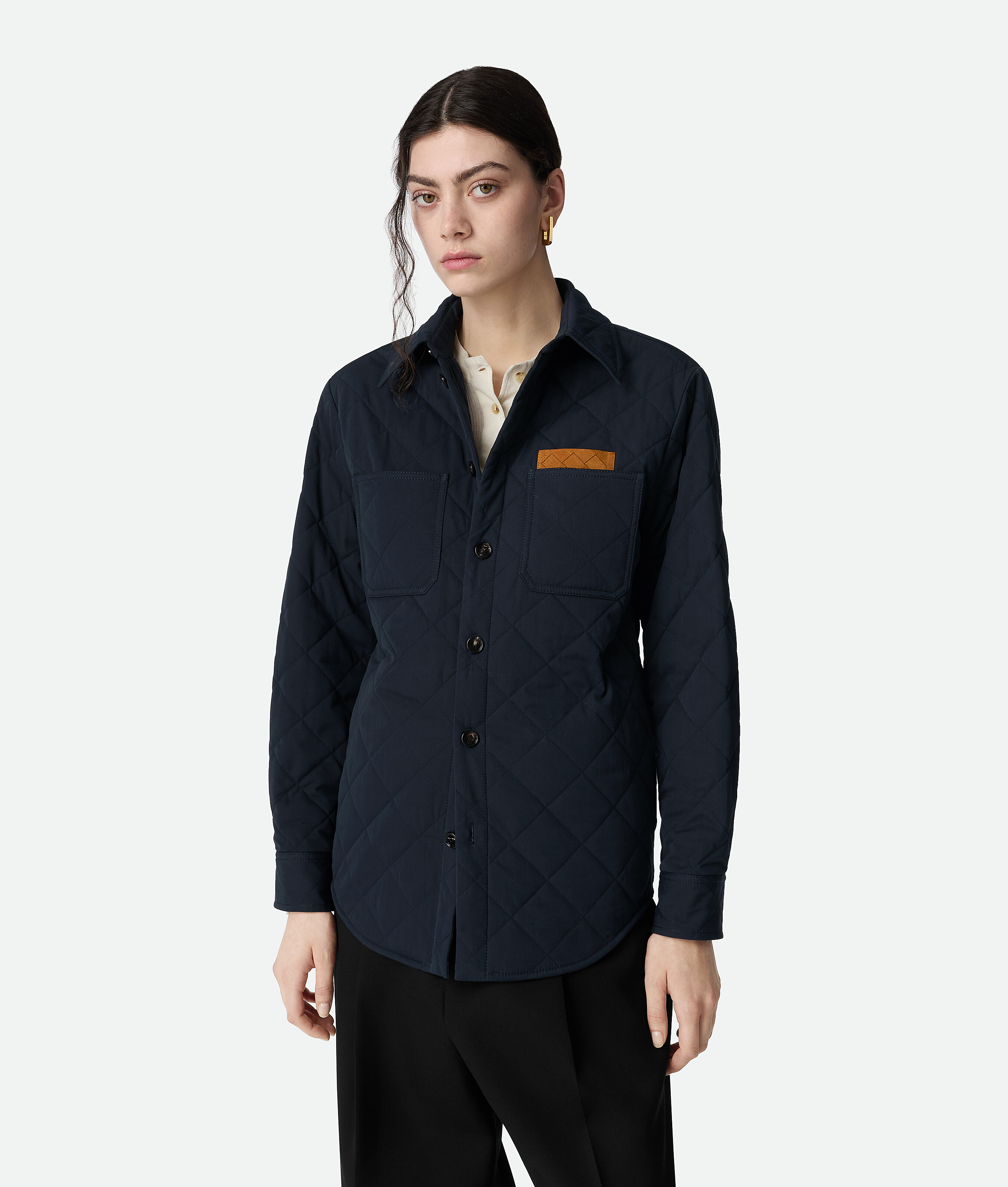 Quilted Cotton Overshirt