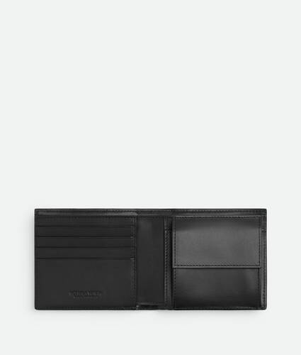 Intrecciato Bi-Fold Wallet With Coin Purse