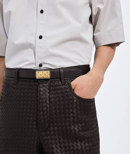Men's Elevator Belt in Espresso Bottega Veneta United Arab Emirates EN - Image 2