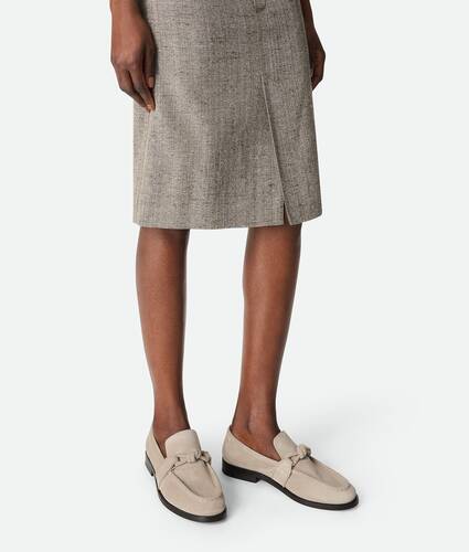 Mocassini Astaire da Donna in Ecru Bottega Veneta Italia IT - Image 2