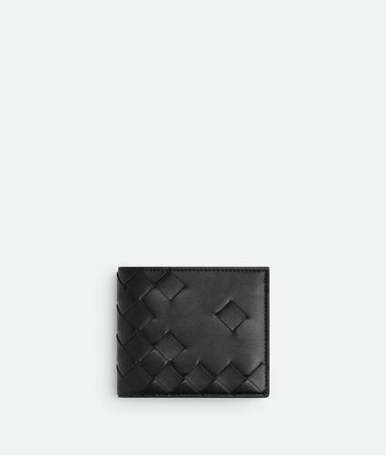Display a large version of the product image 1 - Intrecciato Bi-Fold Wallet With Coin Purse
