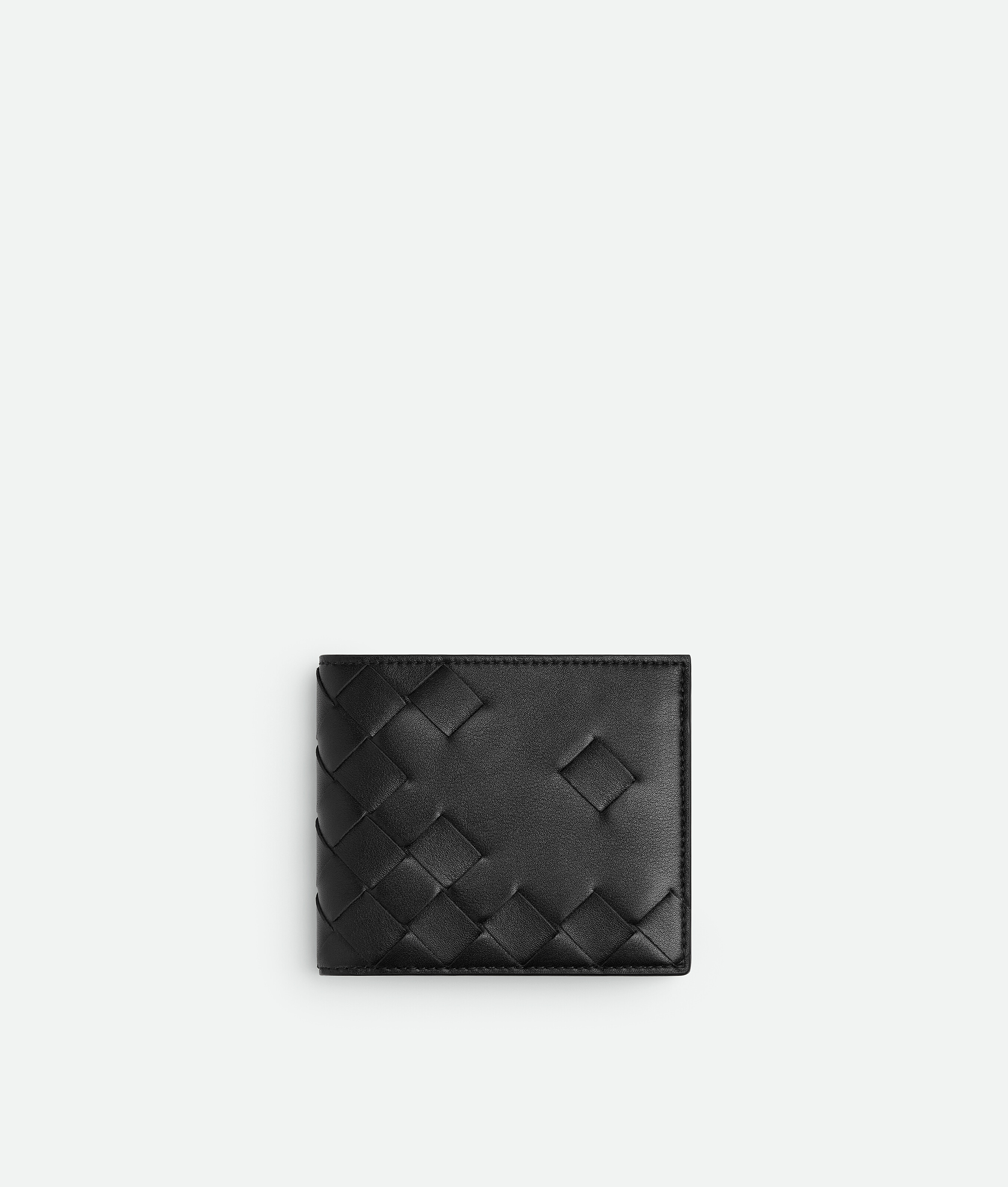 Intrecciato Bi-Fold Wallet With Coin Purse