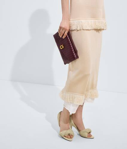 Women's Knot Lock in Barolo Bottega Veneta Qatar EN - Image 6