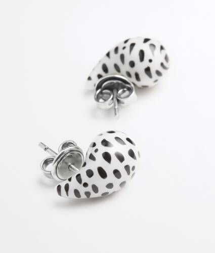 Women's Candy Drop Earrings in White/black Bottega Veneta Lithuania EN - Image 4