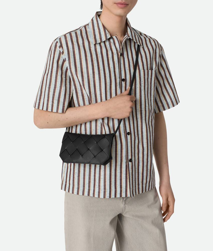 Men's Diago Phone Pouch in Black Bottega Veneta United States EN - Image 2