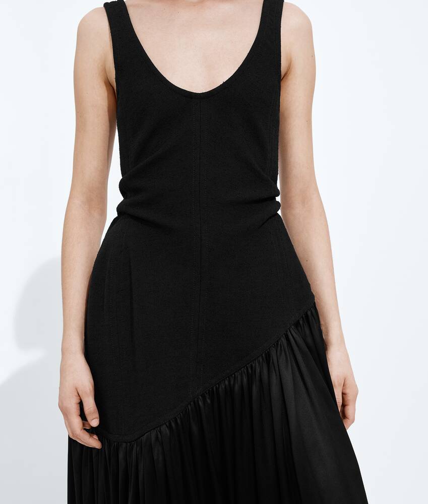 Display a large version of the product image 2 - Stretch Cotton and Silk Dress