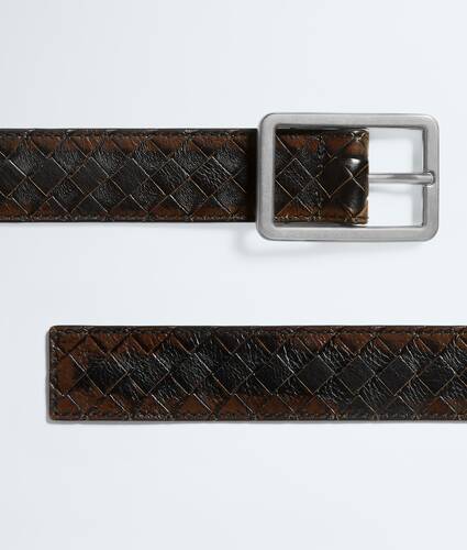Men's Tile Belt in Black/brown Bottega Veneta Czechia EN - Image 4