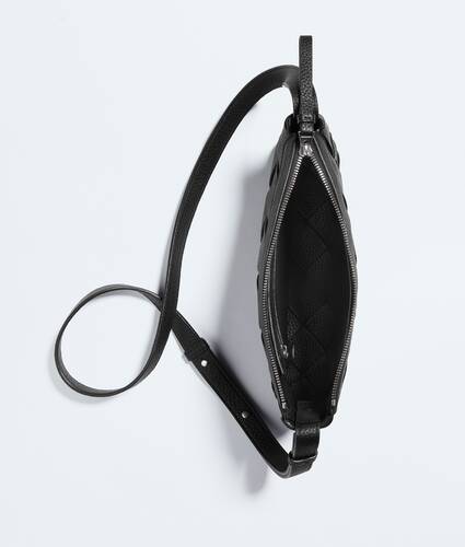 Men's Diago Zipped Messenger in Black Bottega Veneta Norway EN - Image 3
