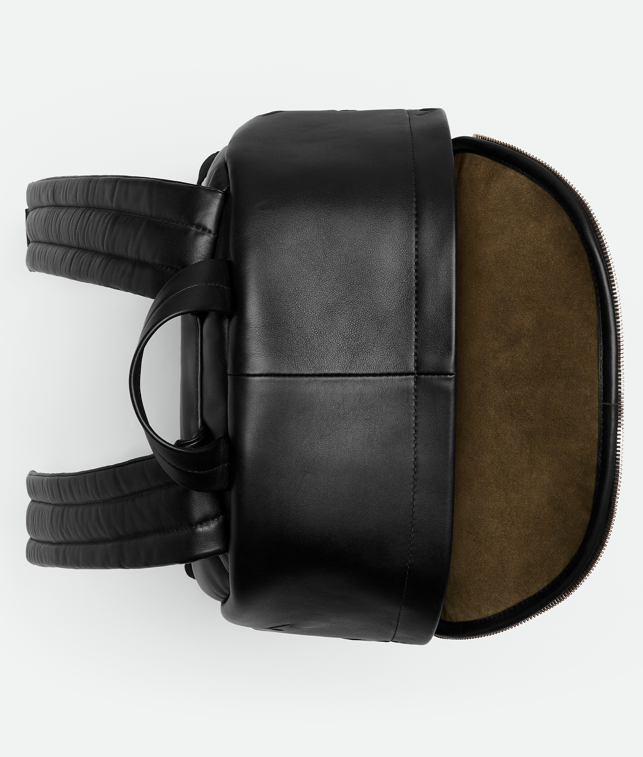 Bottega Veneta Intrecciato Backpack In Black