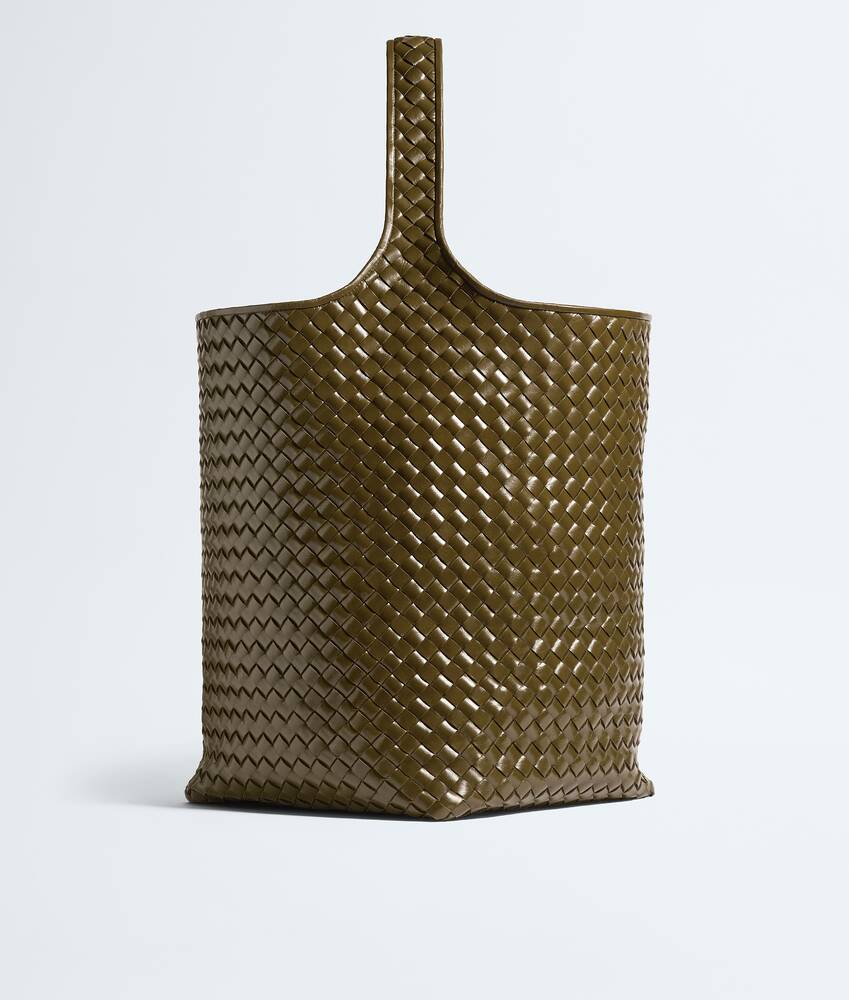 Ele's Bolsa Bucket Triangolo Grande em Olive oil Bottega Veneta Brasil PT - Image 4