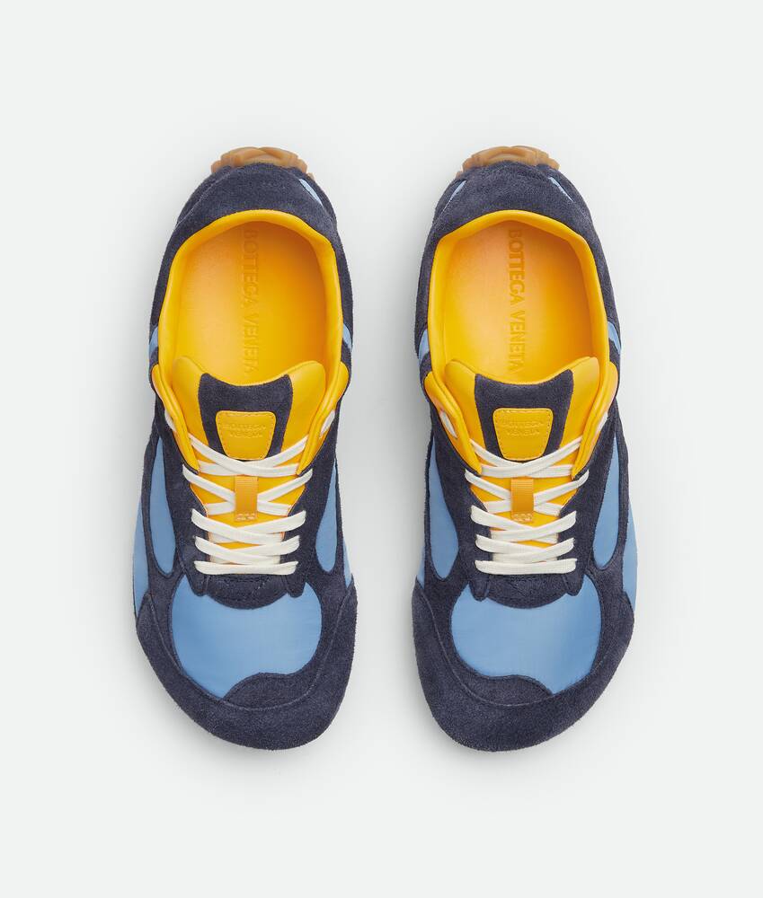 Women's Orbit Flash Sneaker in Abyss/ice/egg yolk Bottega Veneta France EN - Image 5