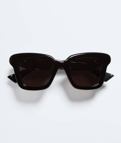 Sophia Ribbon Butterfly Sunglasses in Black/gray Bottega Veneta Romania EN - Image 1