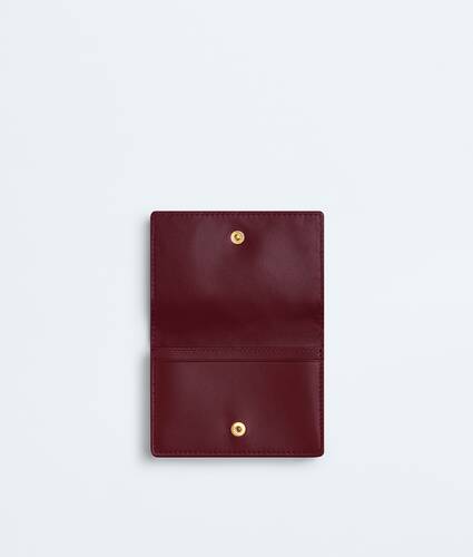 Women's Intrecciato Business Card Case in Barolo Bottega Veneta Kuwait EN - Image 2